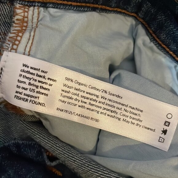 Eileen fisher organic cotton boyfriend jeans - Picture 4 of 5